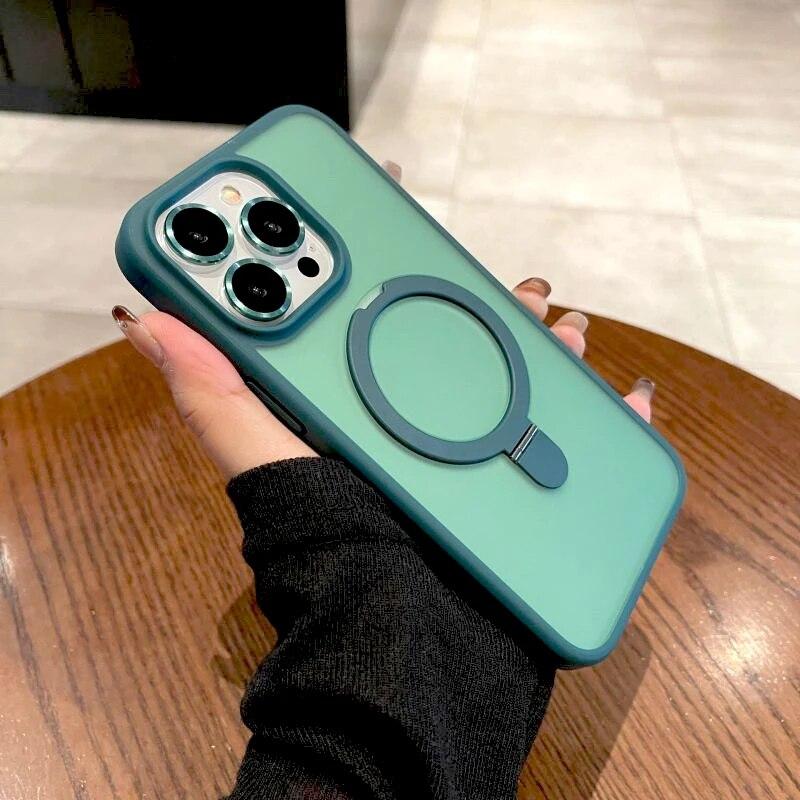 iPhone Kickstand Matte Cases (360 Rotating Stand)