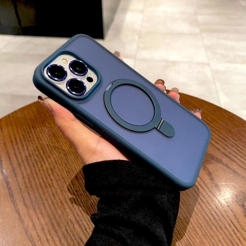 iPhone Kickstand Matte Cases (360 Rotating Stand)