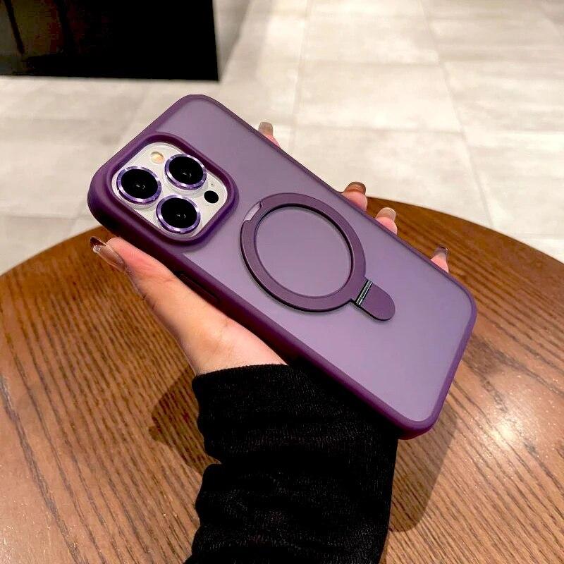 iPhone Kickstand Matte Cases (360 Rotating Stand)