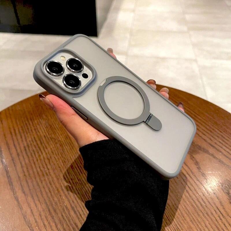 iPhone Kickstand Matte Cases (360 Rotating Stand)