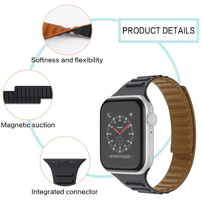 Magnetic Leather Band