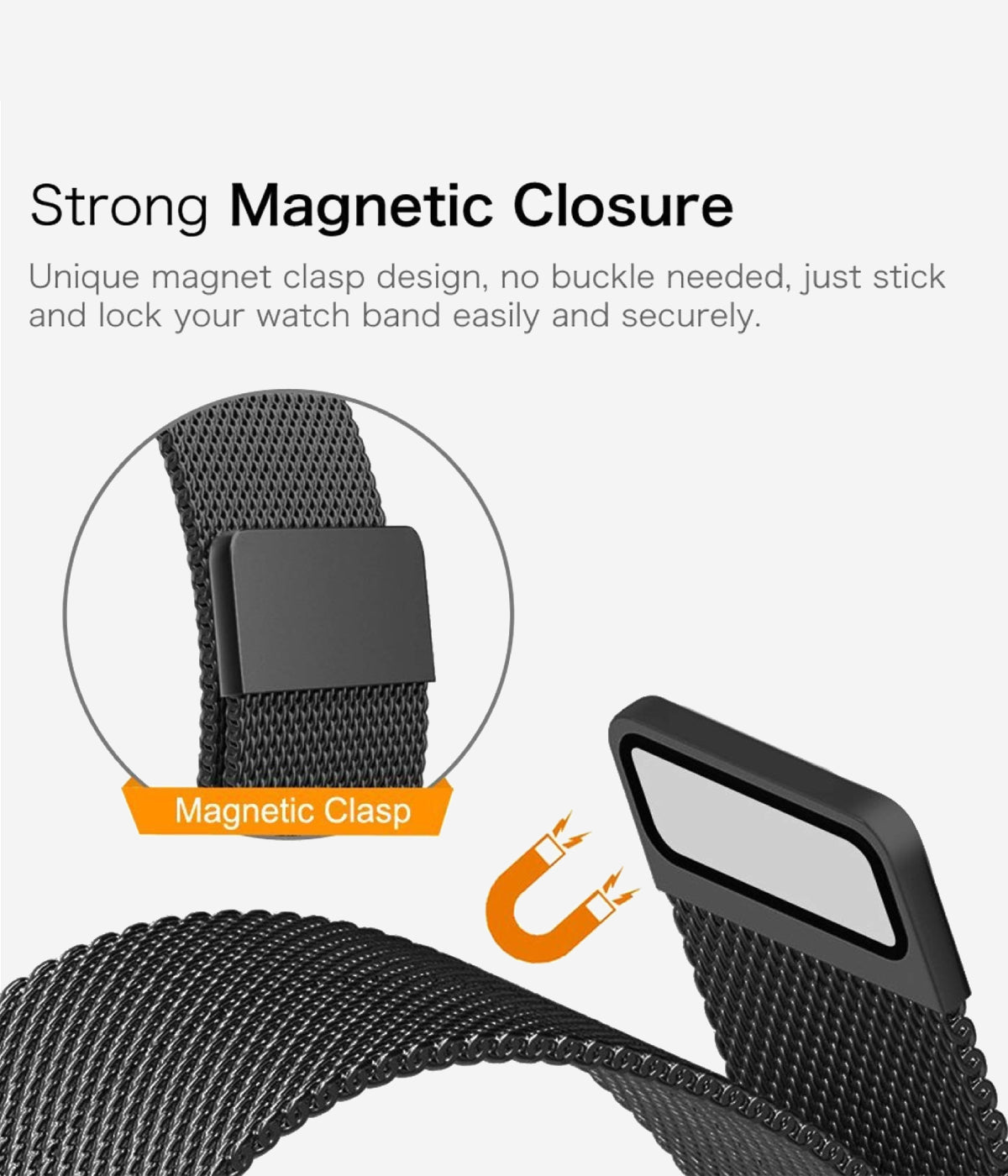 Milanese loop Magnetic band