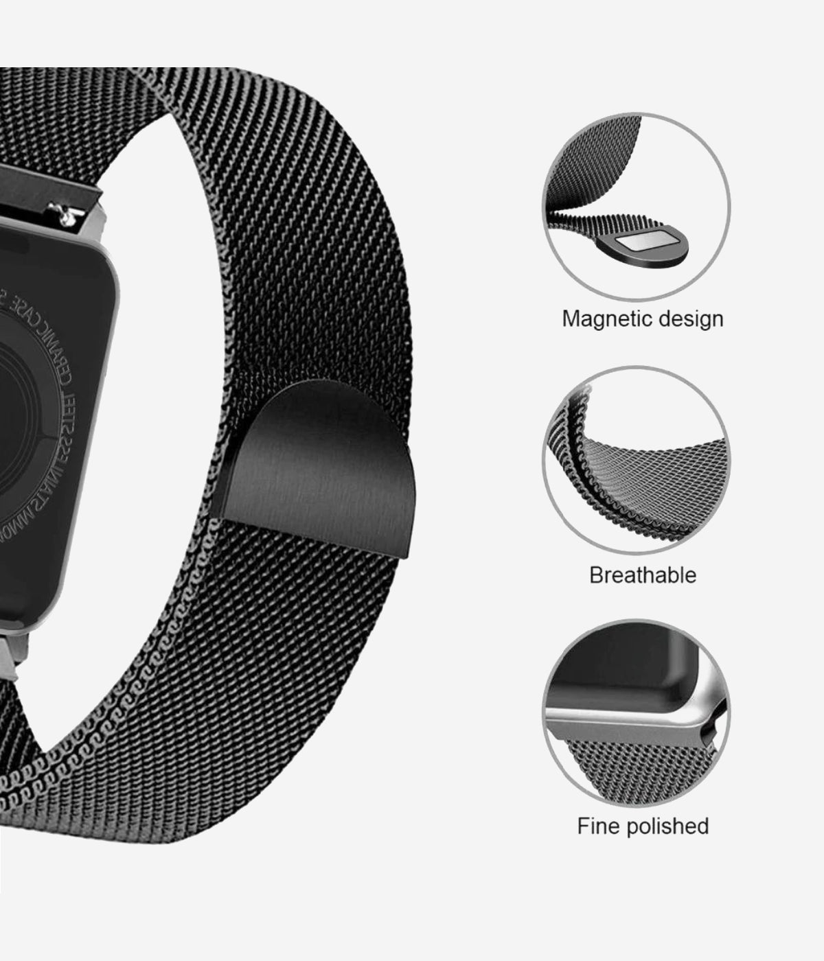 Milanese loop Magnetic band
