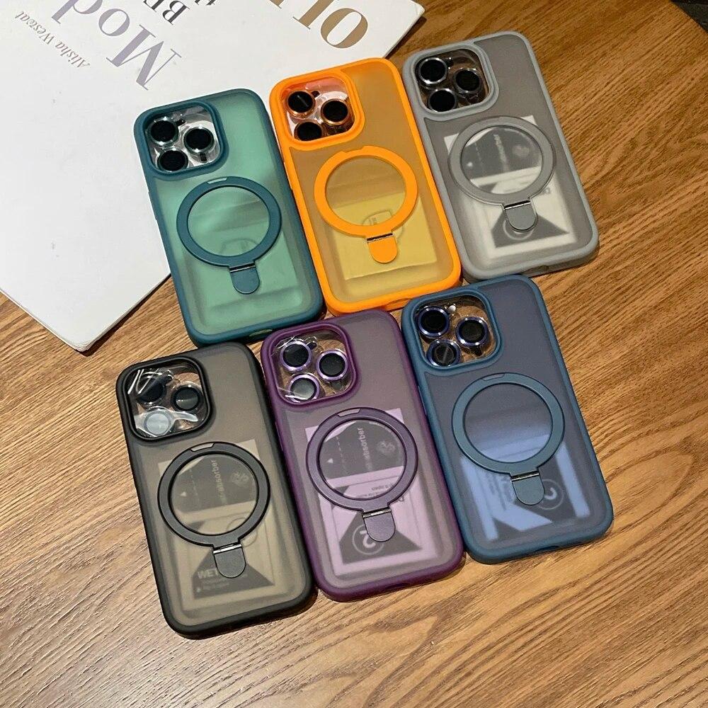 iPhone Kickstand Matte Cases (360 Rotating Stand)